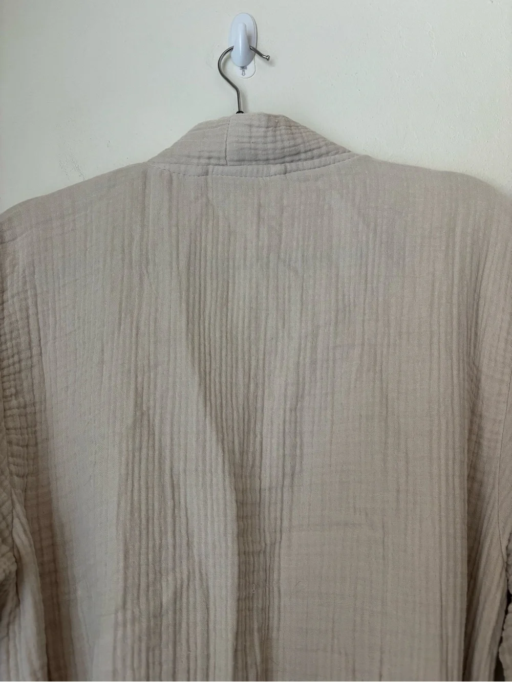 Parachute Cloud Cotton Robe in Bone Size Medium Gauze Relaxed Loungewear Comfy